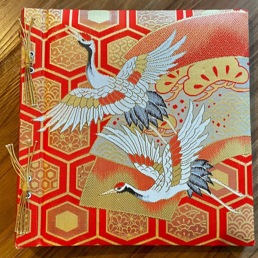 Vintage Japanese Scrapbook Wedding Album